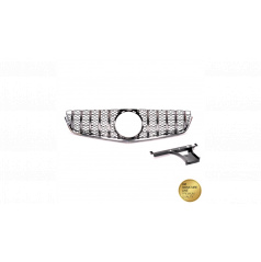 Gril Mercedes-Benz E C207 A207 GT Chróm & Čierny