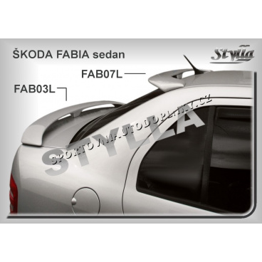 Škoda Fabia sedan spoiler strešný (EÚ homologácia)