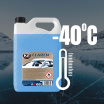 Voňavá nemrznúca náplň K2 -40°C 5 L do ostrekovačov