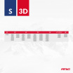 Textilné snehové reťaze 3D 2 ks. veľkosť S EN16662-1 Önorm V5121 AMIO-04507