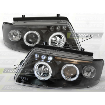 VW Passat B5 (3B) 1996-00 Predné číre svetlá Angel Eyes black (LPVW78) VW Passat B5 (3B) 1996-00 Predné číre svetlá Angel Eyes black (LPVW78)