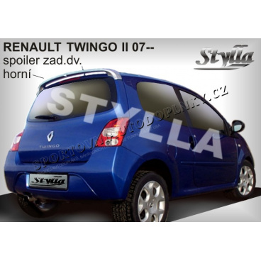 RENAULT TWINGO II 07+ spoiler zad. dveří horní RENAULT TWINGO II 07+ spoiler zad. dveří horní