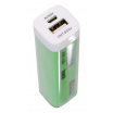 POWER BANK 2600mm + 30cm kábel, zelený
