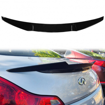 Zadné krídlo Infiniti G37 Lesklá čierna ABS