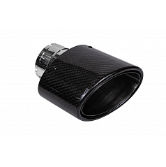 Koncovka tlmiča 150x90mm vstup 76mm Carbon Gloss