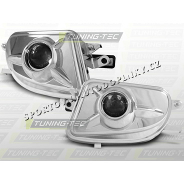 MERCEDES CLK W 208 1997-02 PŘEDNÍ MLHOVKY CHROME