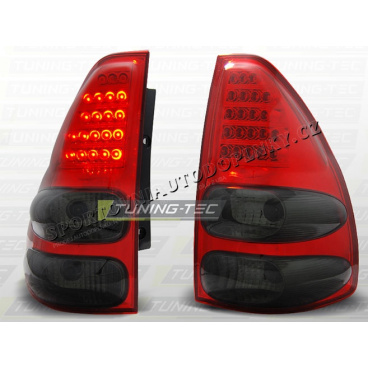 TOYOTA LAND CRUISER 120 2003-09 ZADNÍ LED LAMPY RED SMOKE