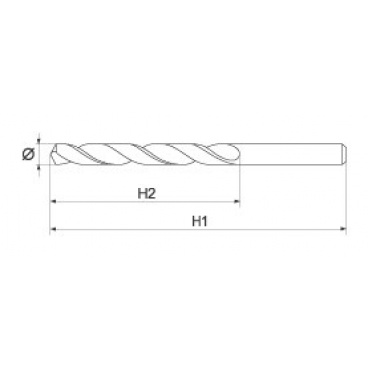 Vrták na kov 3,0 mm HSS-COBALT 2 ks 135° Vrták na kov 3,0 mm HSS-COBALT 2 ks 135°