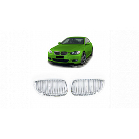 Mriežka BMW 3 E92 E93 jednotlivé lamely Chróm Mriežka BMW 3 E92 E93 jednotlivé lamely Chróm