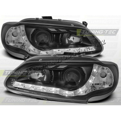 RENAULT MEGANE/SCENIC 1996-99 PŘEDNÍ ČÍRÁ SVĚTLA DAYLIGHT LED BLACK