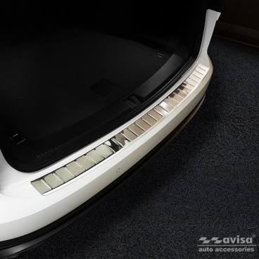 Nerez kryt - ochrana prahu zadného nárazníka Volkswagen Touareg III 2018+ Nerez kryt - ochrana prahu zadného nárazníka Volkswagen Touareg III 2018+