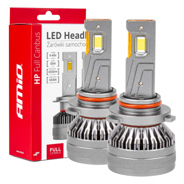 Automobilové LED žiarovky série HP Full Canbus HB4 9006 6500K AMIO-03679