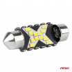 LED žiarovky CANBUS Festoon C5W 12SMD 2016 36mm Biela 12V 24V