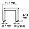 Spona do zošívačky 12 x 11,2 mm 1000 ks
