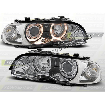 BMW E46 99-01 Angel Eyes chróm (LPBM33) - coupe, cabrio BMW E46 99-01 Angel Eyes chróm (LPBM33) - coupe, cabrio