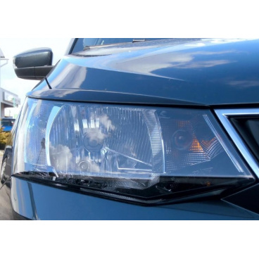 Kryty svetlometov Milotec (mračítka) - ABS čierna metalíza Škoda Fabia III
