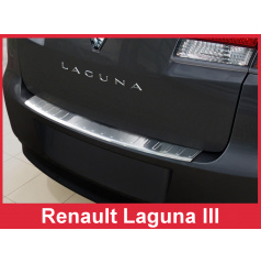 Nerez kryt- ochrana prahu zadného nárazníka Renault Laguna III HTB. 2007-16