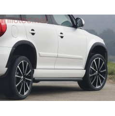 Lemy blatníkov, ABS čierna metalíza - Škoda Yeti Facelift City