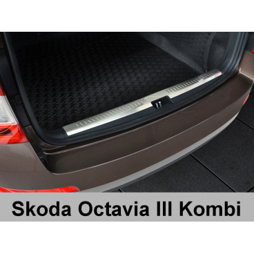 Nerez kryt- ochrana vnútorného batožinového priestoru Škoda Octavia III kombi Nerez kryt- ochrana vnútorného batožinového priestoru Škoda Octavia III kombi