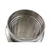 Nerez pružný diel / vlnovec 45x150 mm s ochranným opletom