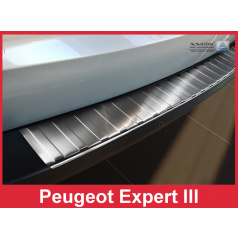 Nerez kryt- ochrana prahu zadného nárazníka Peugeot Expert III 2016+
