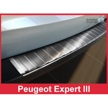 Nerez kryt- ochrana prahu zadného nárazníka Peugeot Expert III 2016+ Nerez kryt- ochrana prahu zadného nárazníka Peugeot Expert III 2016+