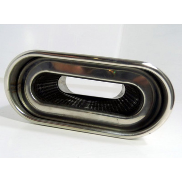 Univerzálna nerez športová koncovka WM šport ovál rovný Univerzálna nerez športová koncovka WM šport ovál rovný