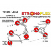 Toyota Supra StrongFlex kompletní sestava silentbloků 26 ks