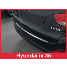 Nerez kryt- ochrana prahu zadného nárazníka Hyundai ix35 2010-16