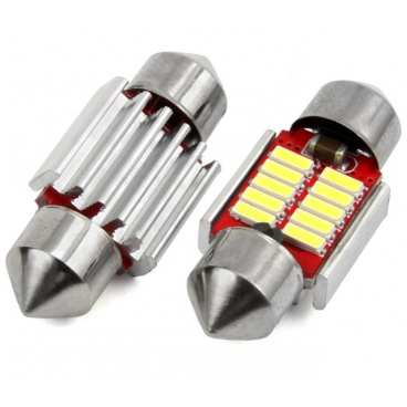 Žiarovky sulfit VERTEX CANBUS 10 SMD 4014 Festoon 31mm White 12V/24V