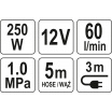 Kompresor s LED svietidlom 250W