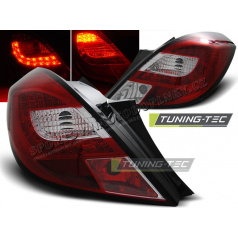 OPEL CORSA D 3D 04.2006- ZADNÍ LED LAMPY RED WHITE