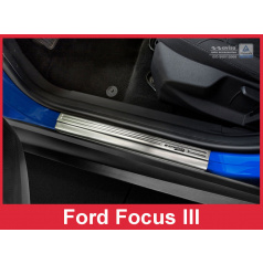 Nerez ochranné lišty prahu dverí 4ks špeciálna edícia Ford Focus III 2011-16