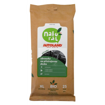 Ubrousky na palubní desku NATURAL ECO mat 25ks Ubrousky na palubní desku NATURAL ECO mat 25ks