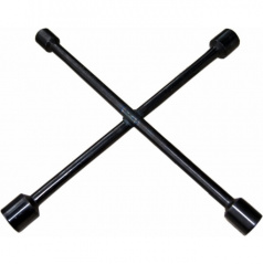 Kľúč na kolesá krížový čierny 17,19,21 a 23 mm