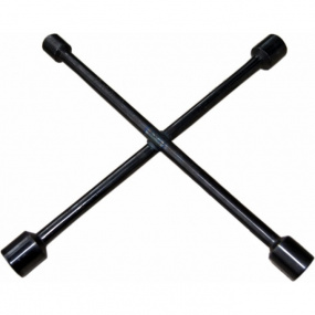 Kľúč na kolesá krížový čierny 17,19,21 a 23 mm