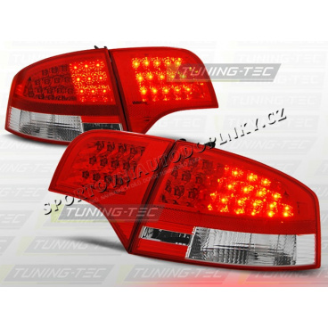 AUDI A4 (B7) SEDAN 2004-08 zadné LED lampy RED WHITE (LDAU53) AUDI A4 (B7) SEDAN 2004-08 zadné LED lampy RED WHITE (LDAU53)