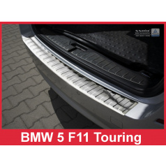 Nerez kryt- ochrana prahu zadného nárazníka BMW 5 F11 2010-17