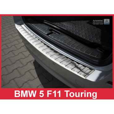 Nerez kryt- ochrana prahu zadného nárazníka BMW 5 F11 2010-17