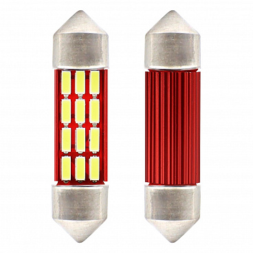 Žiarovky sulfit VERTEX CANBUS 12 SMD 4014 Festoon 39mm White 12V/24V II