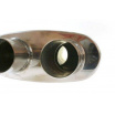 Stredový tlmič 76-63,5mm TurboWorks LT 304SS 355mm