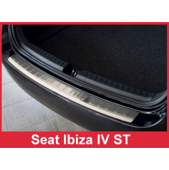 Nerez kryt- ochrana prahu zadného nárazníka Seat Ibiza IV 6J ST 2008-16