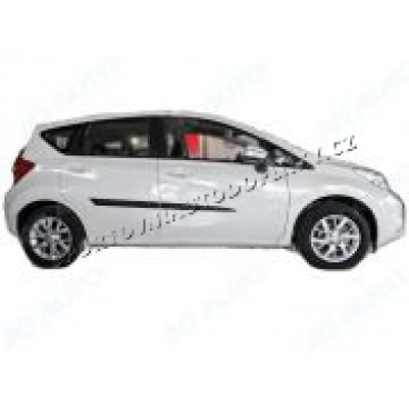 Nissan Note II, 2013- , 5 dveř., boční lišty dveří Nissan Note II, 2013- , 5 dveř., boční lišty dveří