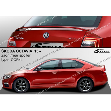 Zadný spoiler Škoda Octavia liftback 2012+ z (EÚ homologácia)