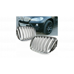 Gril BMW X6 E71 E72 X5 E70 jednotlivé rebro Matt Silver
