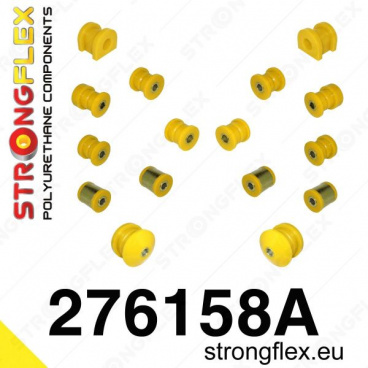 Subaru Legacy do 2006 BE BH StrongFlex Sport sestava silentbloků jen pro zadní nápravu 16 ks Subaru Legacy do 2006 BE BH StrongFlex Sport sestava silentbloků jen pro zadní nápravu 16 ks