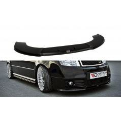 Spoiler pod predný nárazník pre Škoda Fabia RS Mk1, Maxton Design (čierny lesklý plast ABS)