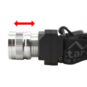 Čelovka SCORPION 90lm XPE ZOOM nabíjecí Čelovka SCORPION 90lm XPE ZOOM nabíjecí