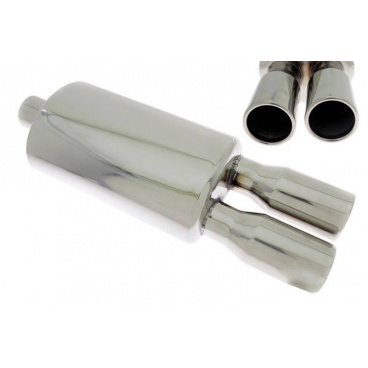 Koncový tlmič TurboWorks 2x76mm vstup 63,5mm