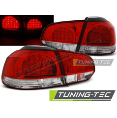 VW Golf 6 10.2008-12 zadné lampy red white LED (LDVWB5)